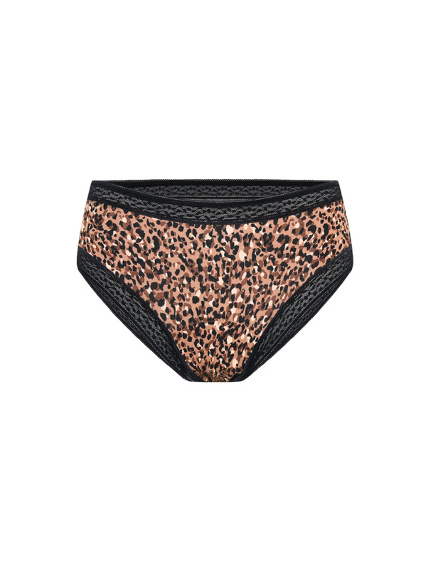 Modibodi Modibodi Sensual Boyleg Light Animalia Brown menstruációs alsónadrág