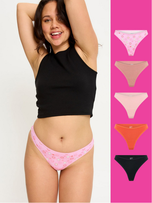 Modibodi Szett ötből - Modibodi Happy Place Multi menstruációs tanga