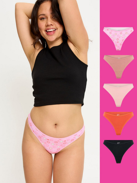 Modibodi Szett ötből - Modibodi Happy Place Multi menstruációs tanga