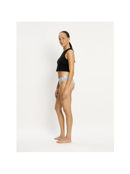 Modibodi Modibodi Classic Bikini Super Happy Daisy Blue menstruációs alsónadrág