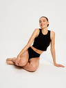 Modibodi Modibodi Modicomfort Seamless Hi Waist Thong Light Black menstruációs tanga