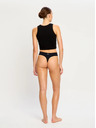 Modibodi Modibodi Modicomfort Seamless Hi Waist Thong Light Black menstruációs tanga