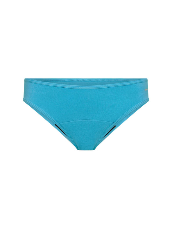 Modibodi Modibodi Basic Mid-Rise Brief Moderate-Heavy Cerulean Blue menstruációs alsónadrág