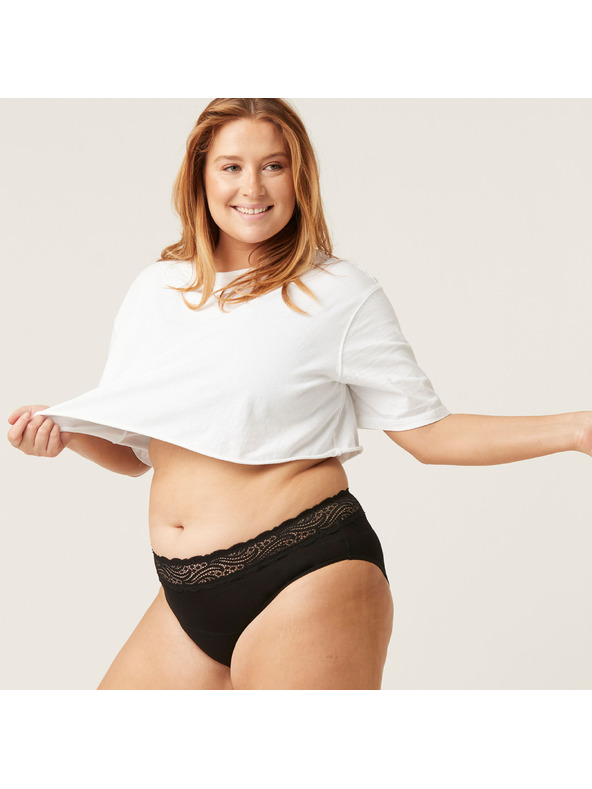 Modibodi Modibodi Sensual Hi-Waist Bikini Light-Moderate menstruációs alsónadrág