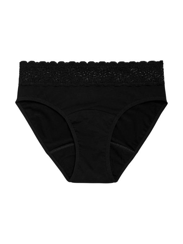Modibodi Modibodi Sensual Hi-Waist Bikini Light-Moderate menstruációs alsónadrág
