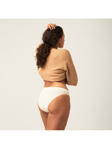 Modibodi Modibodi Seamfree Bikini Moderate-Heavy Macadamia menstruációs alsónadrág