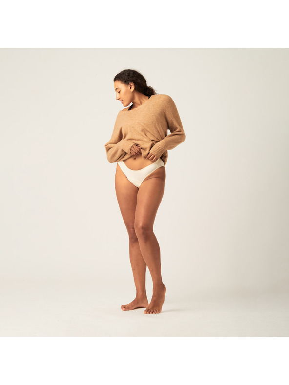 Modibodi Modibodi Seamfree Bikini Moderate-Heavy Macadamia menstruációs alsónadrág