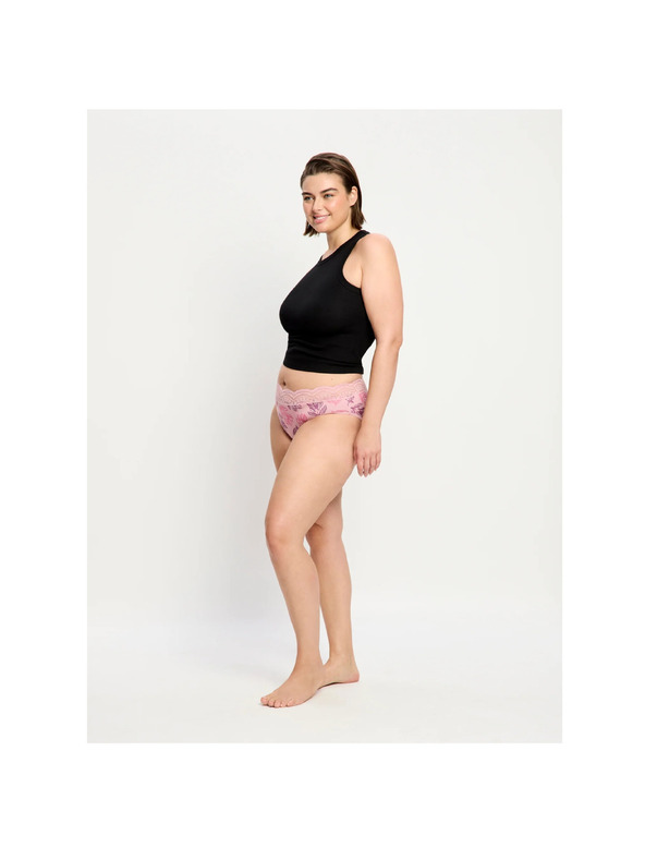Modibodi Menstruációs alsó Modibodi Sensual Hi-Waist Bikini Moderate-Cassia Pink