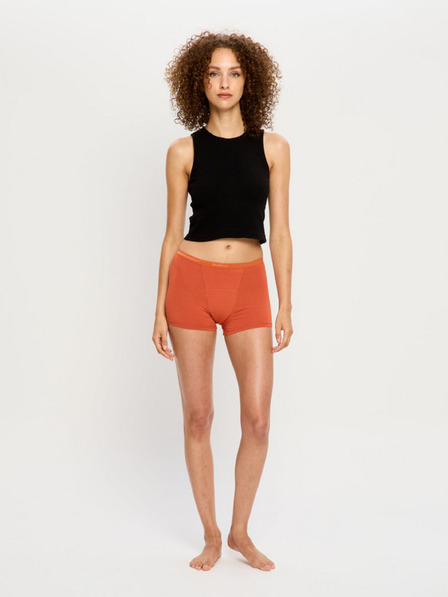 Modibodi Menstruációs alsó Modibodi Classic Boyshort Super Burnt Brick