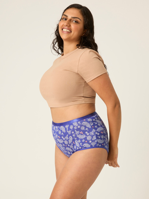 Modibodi Menstruációs alsó Modibodi Classic Full Brief Moderate-Heavy Boho Love