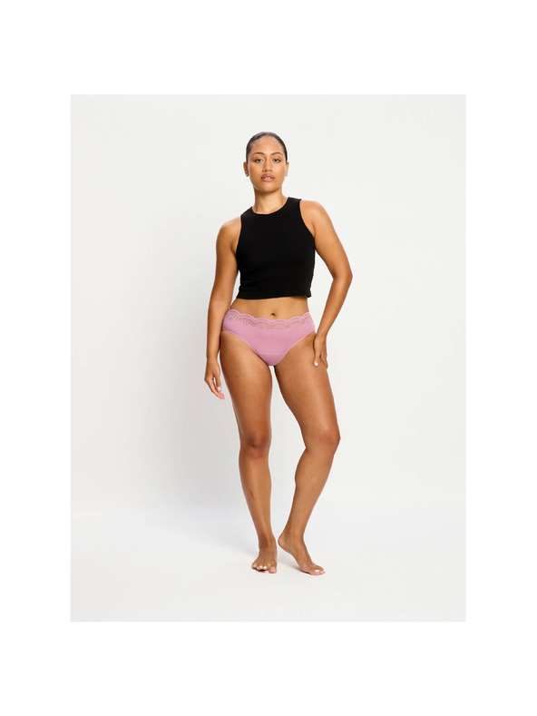 Modibodi Menstruációs alsó Modibodi Sensual Hi-Waist Bikini Light Dusky Orchid