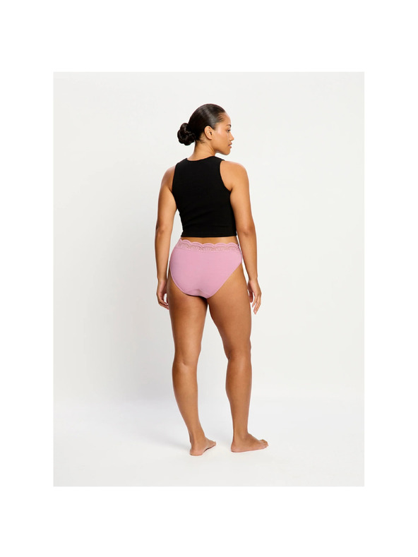 Modibodi Menstruációs alsó Modibodi Sensual Hi-Waist Bikini Light Dusky Orchid