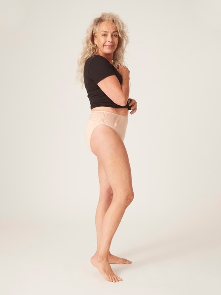 Modibodi Menstruációs alsó Modibodi Sensual French Cut Moderate-Heavy Beige