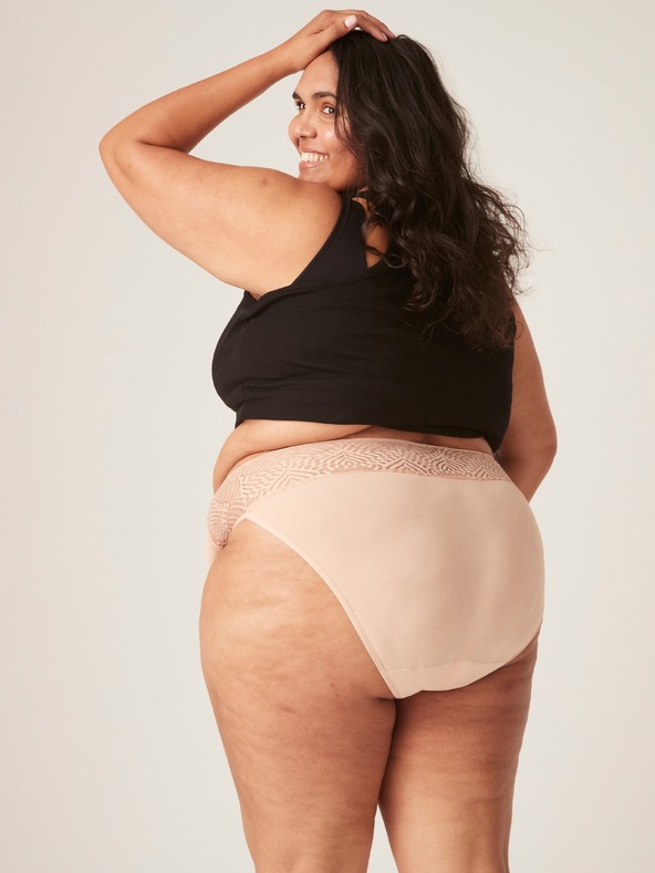 Modibodi Menstruációs alsó Modibodi Sensual French Cut Moderate-Heavy Beige