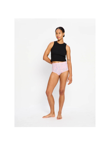 Modibodi Menstruációs alsó Modibodi Classic Full Brief Moderate Flore Pink