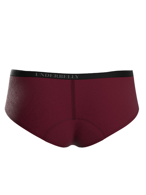 Underbelly Menstruációs alsó Underbelly Lowee piros