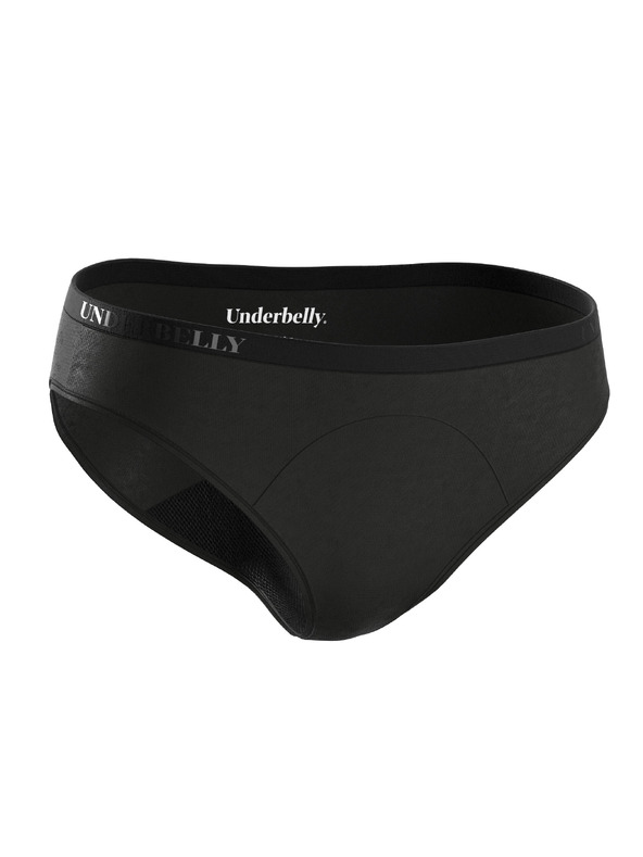 Underbelly Menstruációs alsó Underbelly Univers fekete