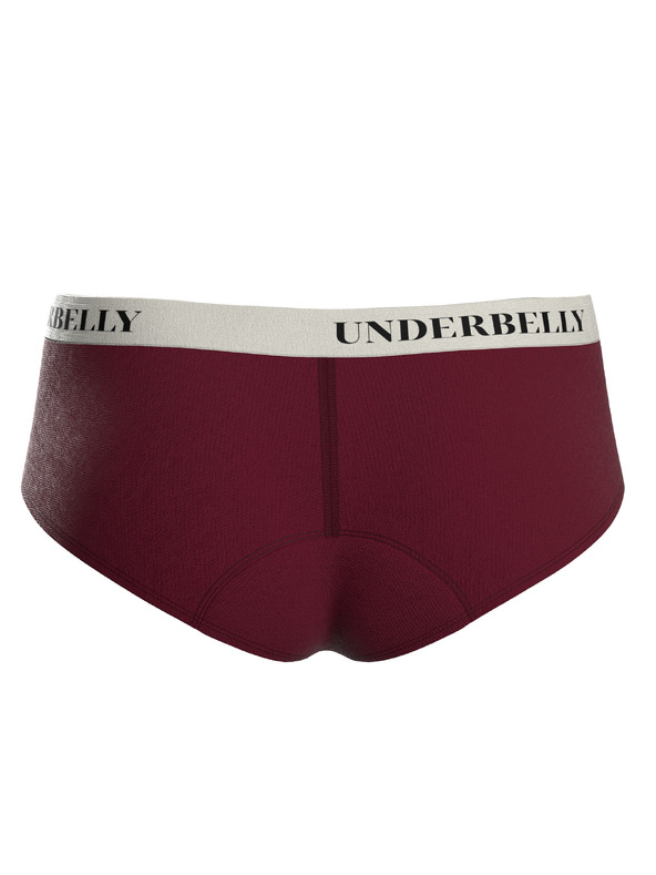 Underbelly Menstruációs alsó Underbelly Lowee piros