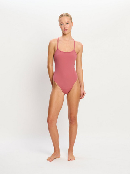 Modibodi Menstruációs úszoda Modibodi Molokai X Back One Piece High Absorbency Mauve egy részes