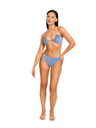 Modibodi Modibodi menstruációs fürdőruha Shimmer Hi-Leg Cheeky Mineral Blue alsó rész