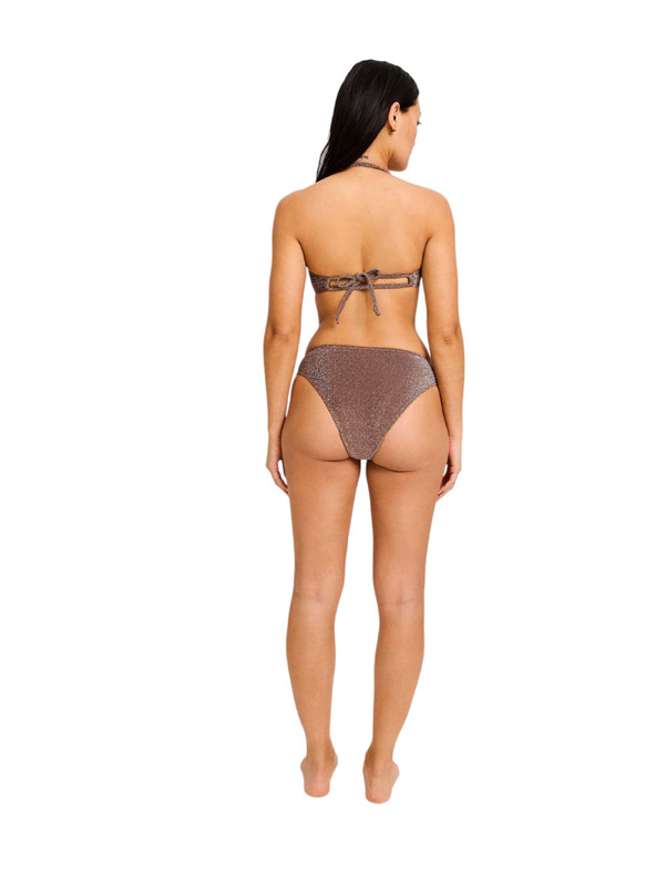 Modibodi Modibodi menstruációs fürdőruha Shimmer Hi-Leg Cheeky Bottom Espresso alsó rész