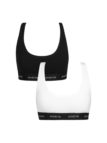 andrie Kétdarabos szett - Andrie női melltartó többszínű (PS 2893-black/white)