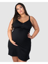 Hotmilk Női éjszakai ing Hotmilk Dream Nightie FULL CAP szoptatós fekete