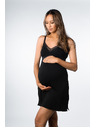 Hotmilk Női éjszakai ing Hotmilk Dream Nightie FULL CAP szoptatós fekete