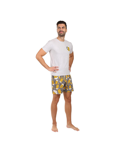 Lonka Férfi pizsama Lonka többszínű (Koffing nagy sör/nyomás)