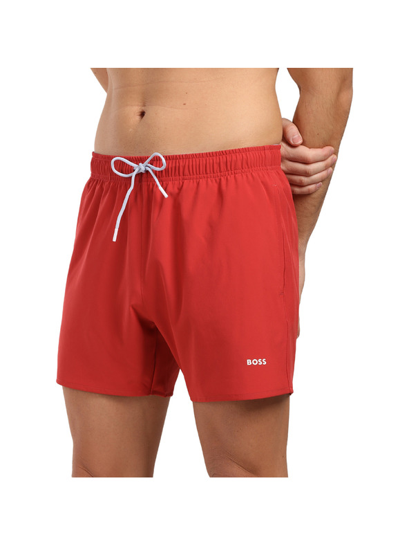 BOSS Férfi úszónadrág BOSS piros
