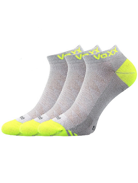 VoXX Hármas csomag - VoXX bambusz zokni világosszürke
