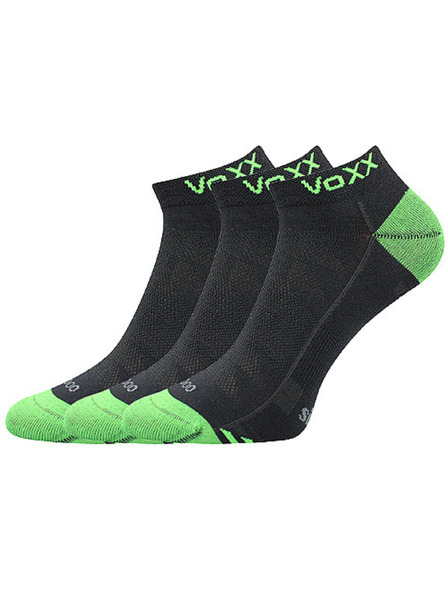 VoXX Hármas csomag - VoXX bambusz zokni sötét szürke