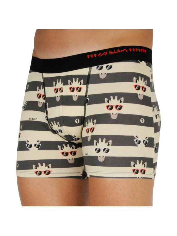 69slam Három darabos szett - férfi boxeralsó 69SLAM fit bamboo mix