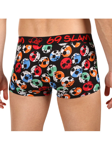 69slam Férfi boxeralsó 69SLAM SKULL ELIZAH bambusz többszínű