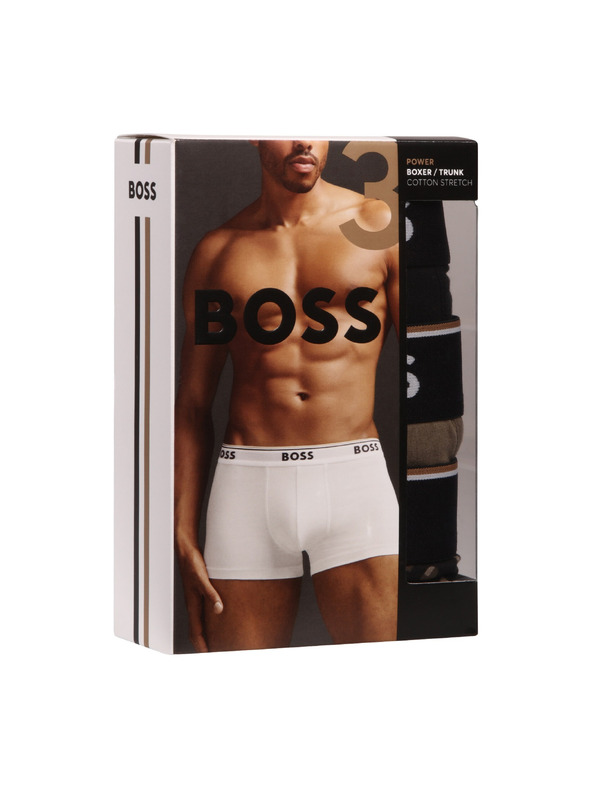 BOSS Három darabos csomag - BOSS férfi boxeralsó többszínű