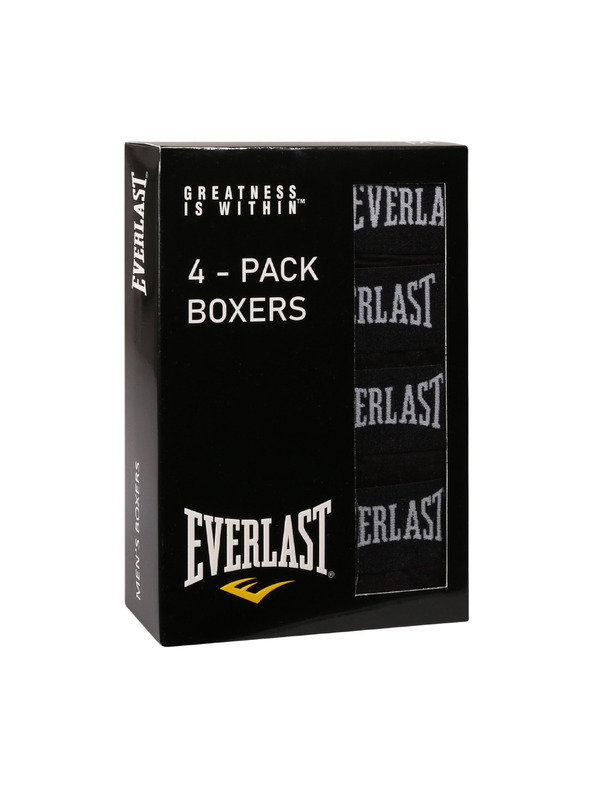Everlast Négy darab - férfi boxeralsó Everlast fekete