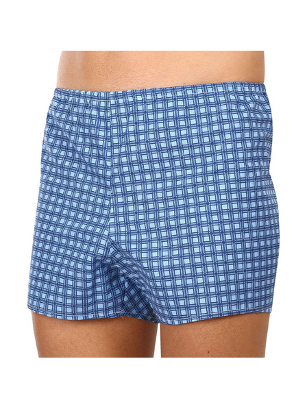 Foltýn Klasszikus férfi boxer Foltýn kék kockás nagyobb méret