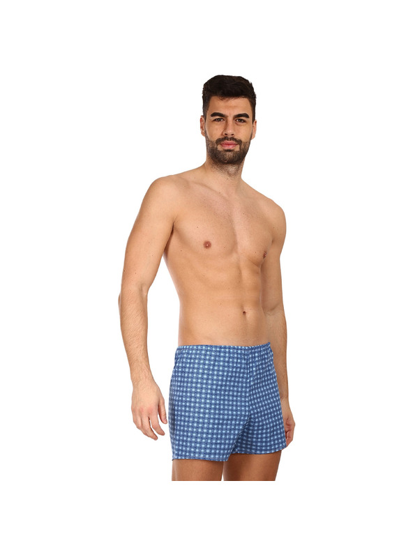 Foltýn Klasszikus férfi boxer Foltýn kék kockás