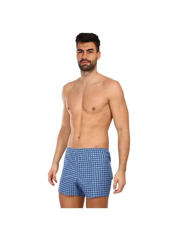 Foltýn Klasszikus férfi boxer Foltýn kék kockás