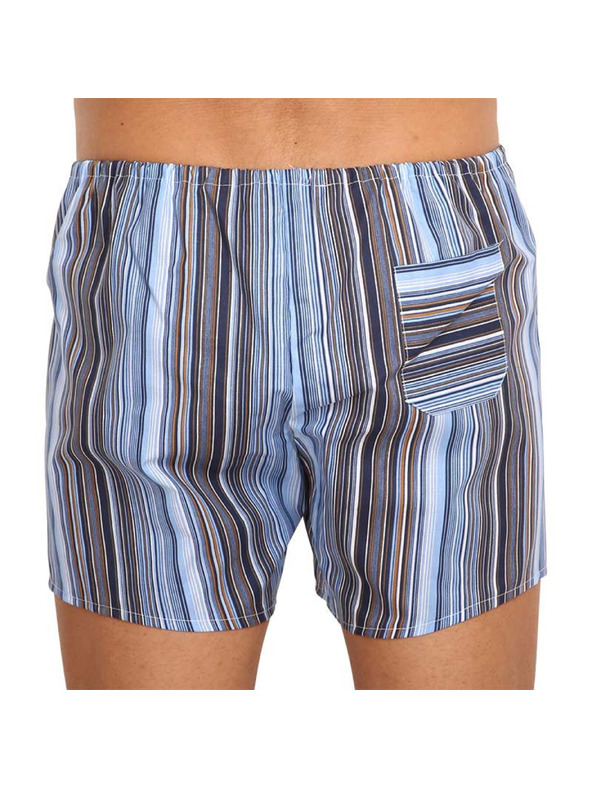 Foltýn Klasszikus férfi boxer Foltýn kék csíkos extra nagyobb méret
