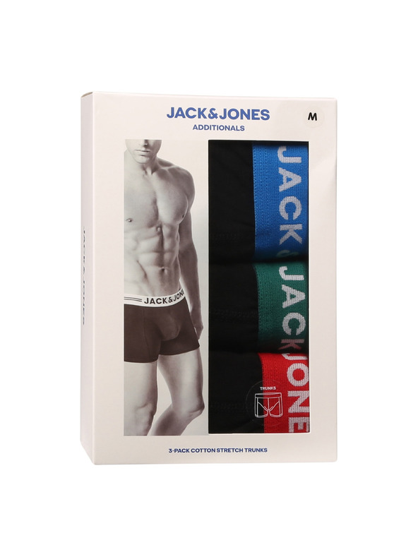 Jack & Jones Három darabos szett - Jack and Jones férfi boxeralsók fekete