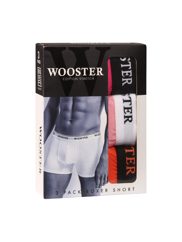 Wooster Hármas szett - férfi boxeralsó Wooster többszínű