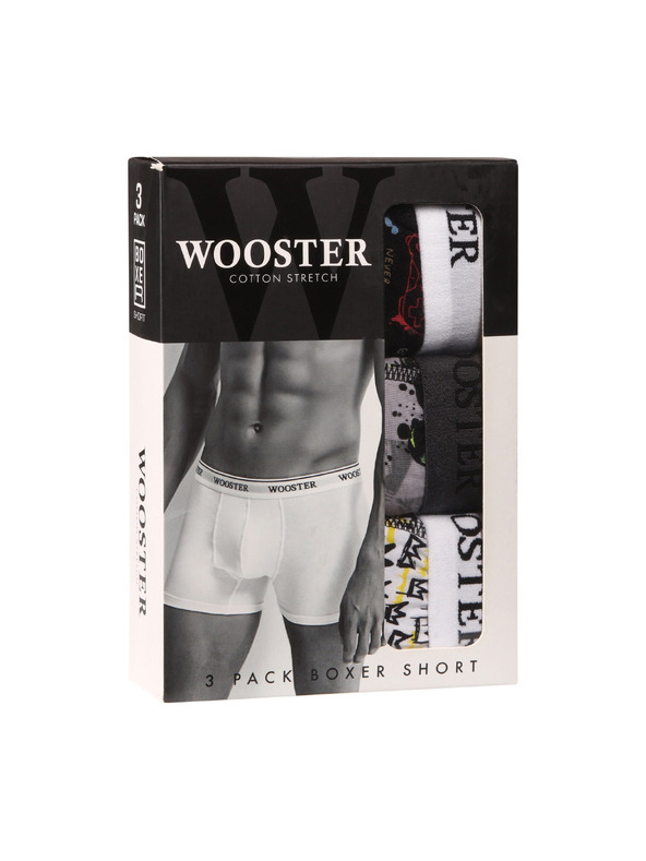 Wooster Hármas szett - férfi boxeralsó Wooster többszínű