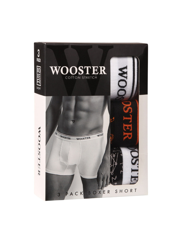 Wooster Hármas szett - férfi boxeralsó Wooster többszínű