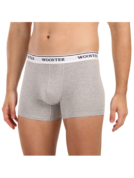Wooster Hármas szett - férfi boxeralsó Wooster szürke