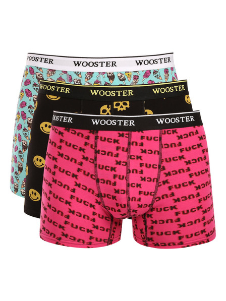 Wooster Hármas szett - férfi boxeralsó Wooster többszínű