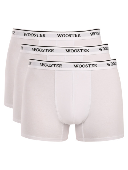 Wooster Háromrészes szett - férfi boxeralsó Wooster fehér