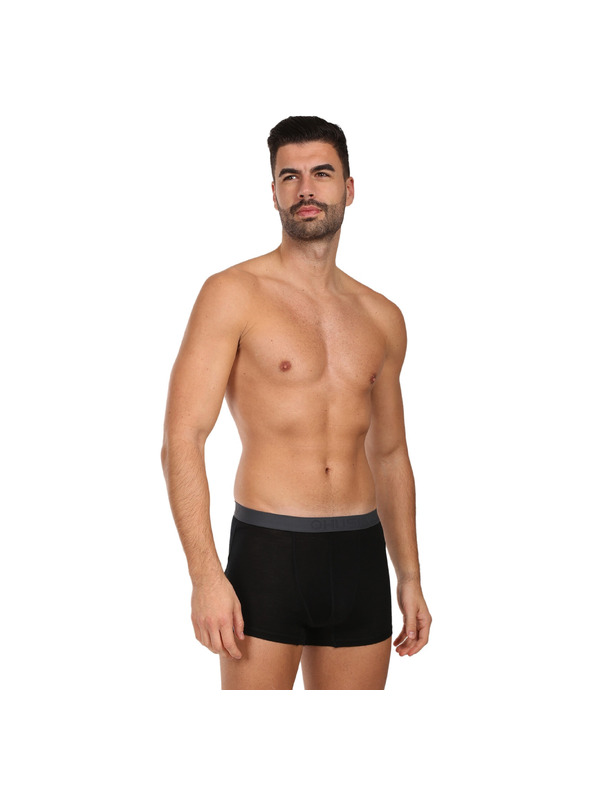 HUSKY Férfi boxeralsó HUSKY MEX merino fekete