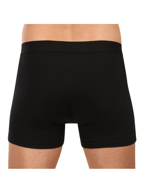 Sensor Férfi boxeralsó Sensor DF merino fekete