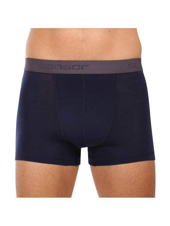 Sensor Férfi boxeralsó Sensor Active merino kék